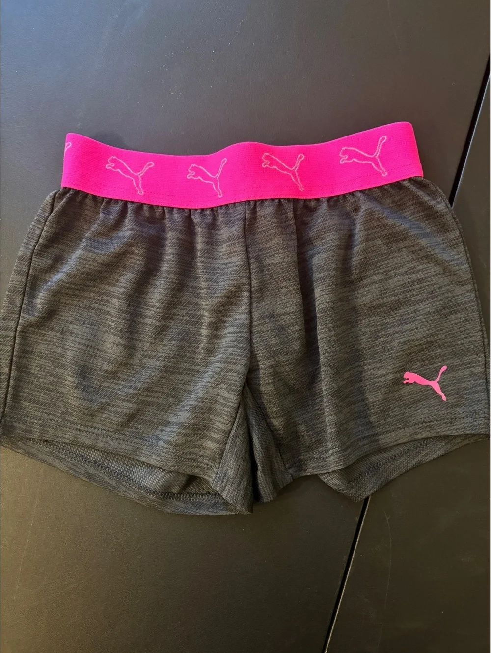Puma girl shorts size 5